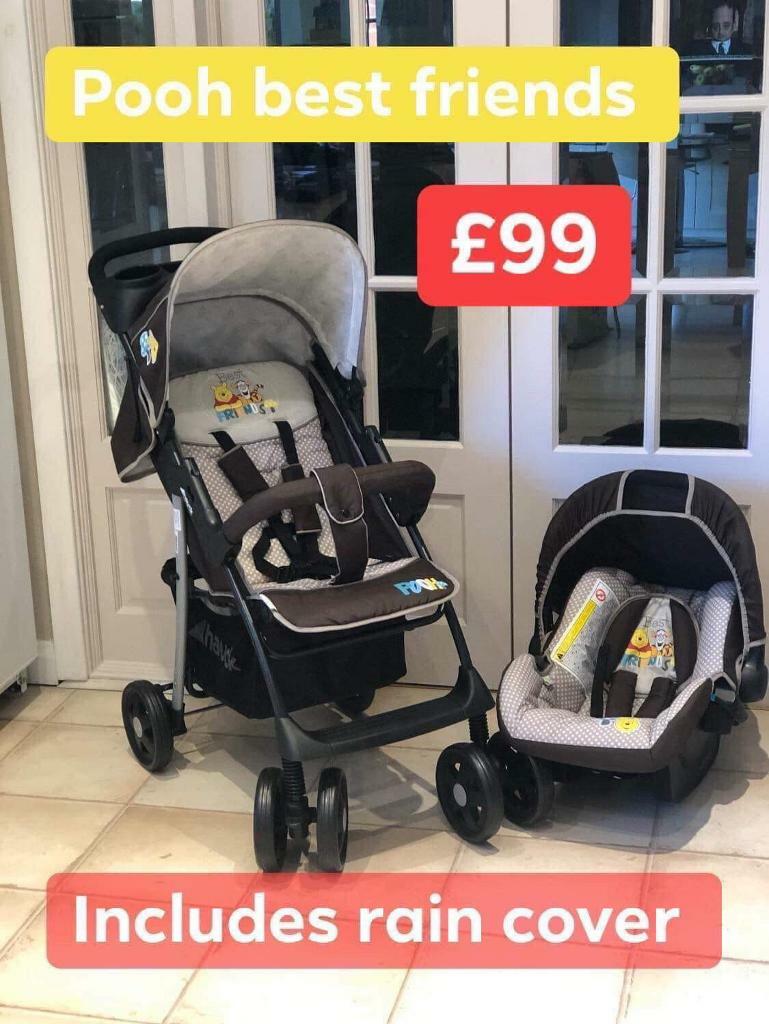 winnie the pooh pram set